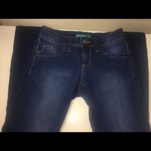 Butt lifting jeggings jeans dark wash